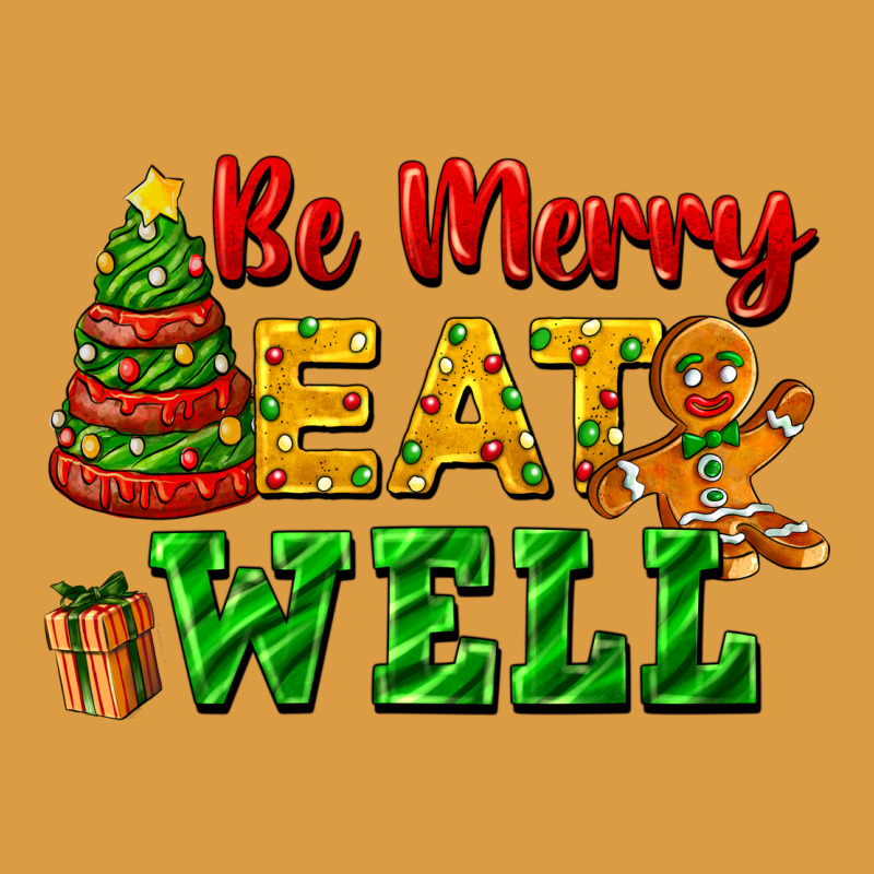 Be Merry Eat Well Urban Heavy Tee by FaDigitalArtStudio | Teevron