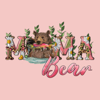 Mama Bear With Daisy Urban Heavy Tee | Teevron
