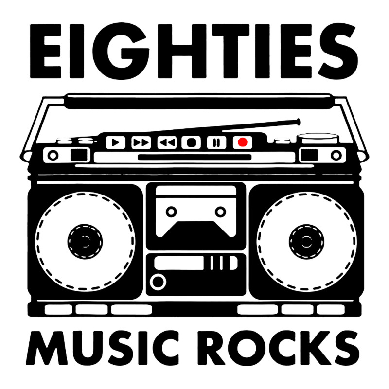 Eighties Music Rocks Premium Sweatshirt by artisFamous | Teevron