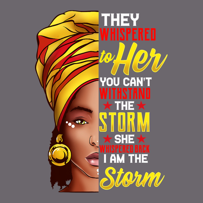 Black History Month Shirt African Woman Afro I Am The Storm T Shirt Premium Sweatshirt by artisFamous | Teevron