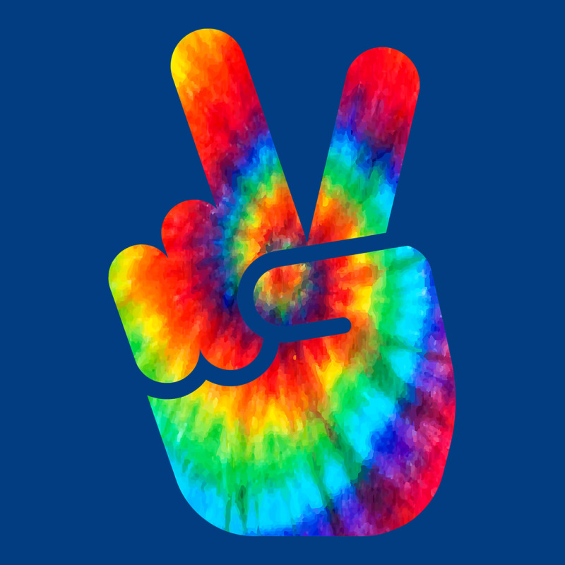 Cool Peace Hand Tie Dye T Shirt For Boys And Girls Premium Sweatshirt by artisFamous | Teevron