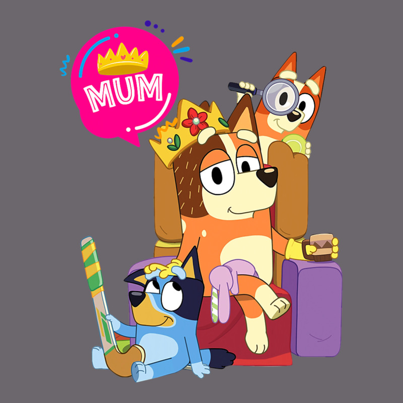 Bluey Mom Dad Funny Queen For Family Lover T Shirt Premium Sweatshirt by artisFamous | Teevron