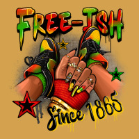 Free-ish Since 1865 Juneteenth Black Girl Sneakers Urban Hoodie | Teevron