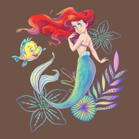 The Little Mermaid Ari  And Flounder Sea T Shirt Premium Sweatshirt | Teevron