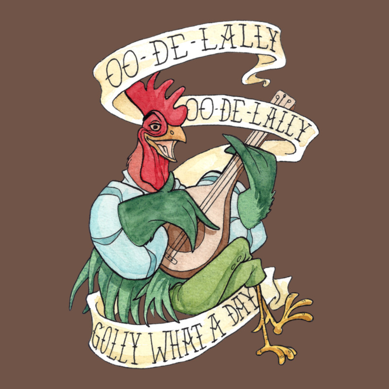 Alan A Dale Rooster  Oo De Lally Golly What A Day Tattoo Watercolor Pa Premium Sweatshirt by artisFamous | Teevron