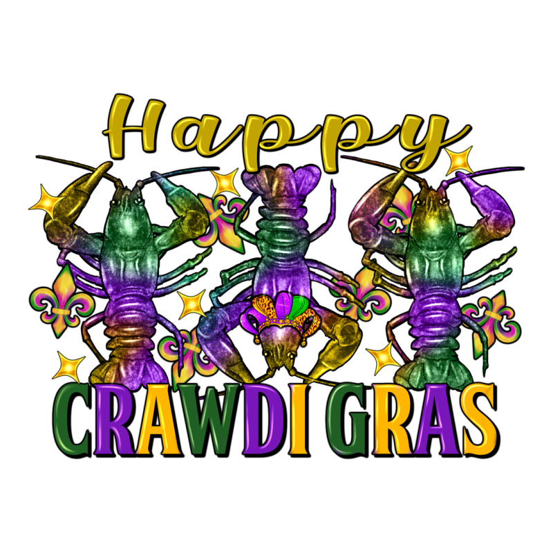 Happy Crawdi Gras Mardi Gras Crawfish Ladies Tee by FaDigitalArtStudio | Teevron