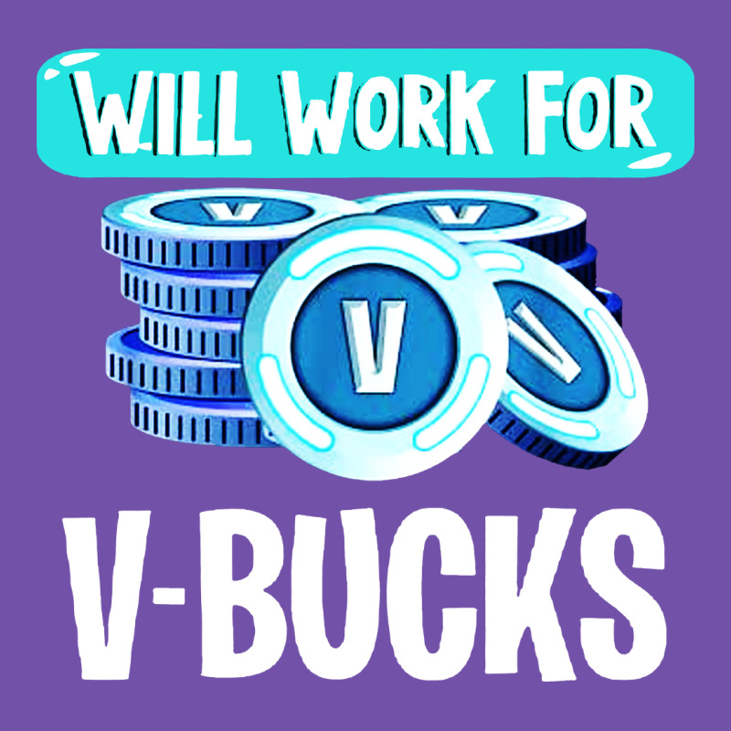 Will Work For V Bucks Youth Gamer Premium Sweatshirt by artisFamous | Teevron