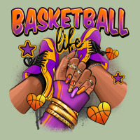 Basketball Life Afro Girl Sneakers Urban Hoodie | Teevron