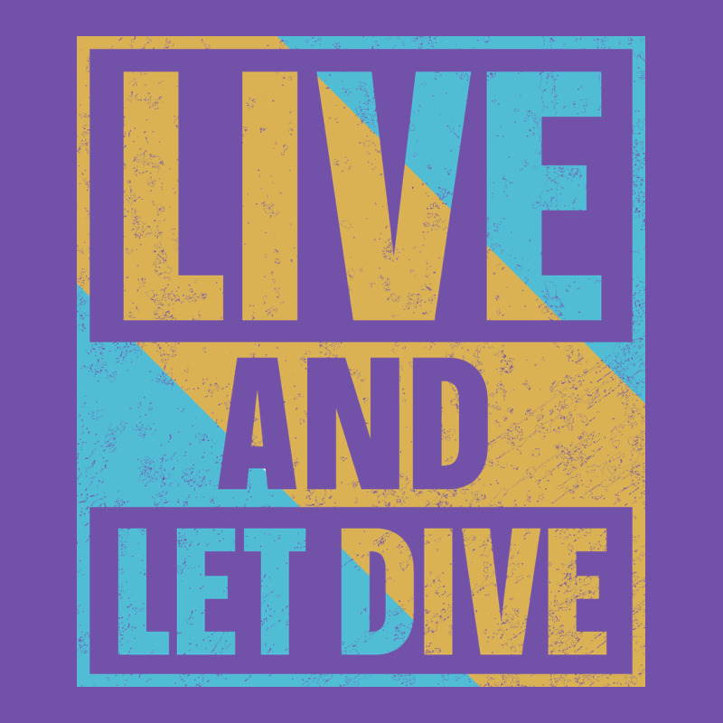 Live And Let Dive Retro Style Premium Sweatshirt by artisFamous | Teevron