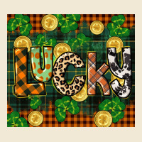 St Patricks Day Lucky Clover And Coins Premium Tee | Teevron