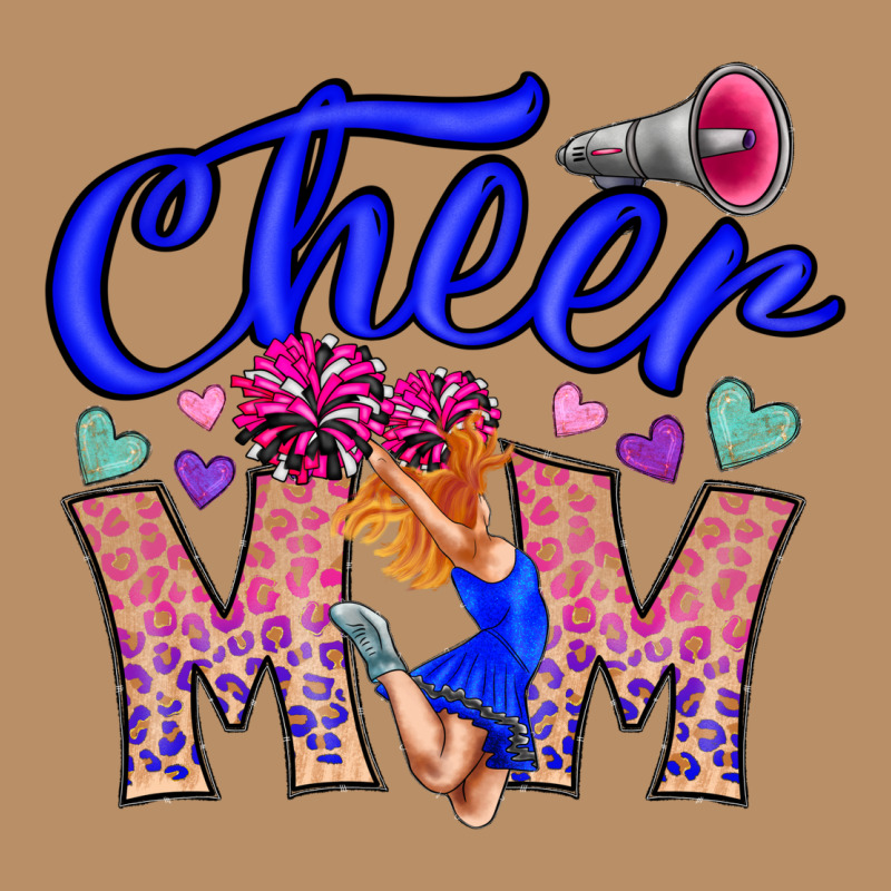 Cheer Mom Vintage Hoodie by CowhideDigitalArt | Teevron