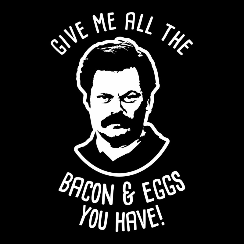 Ron Tv Show Parks Swanson - Bacon & Eggs Premium Sweatshirt by artisFamous | Teevron
