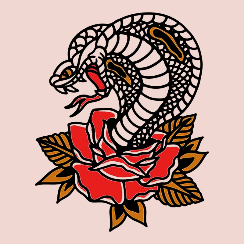 The King Cobra Snake And Rose Premium Sweatshirt by artisFamous | Teevron