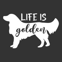 golden retriever - life is golden white | Teevron