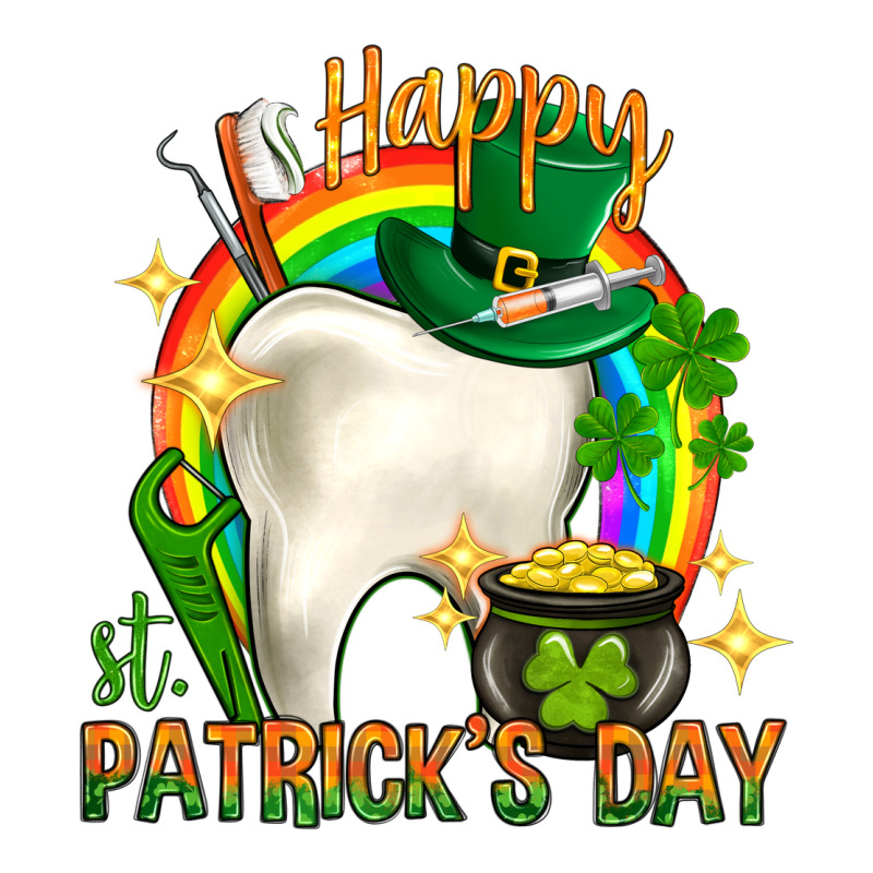 Happy Dentist St. Patrick's Day Premium Tee by HowdyJamesFarm | Teevron