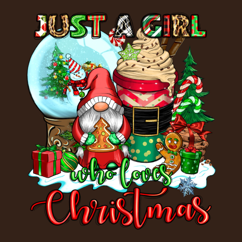 Just A Girl Who Loves Christmas Heavy Core Tee by CowGirlArtShop | Teevron