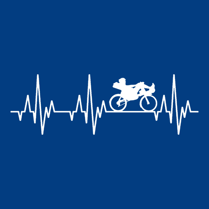 Heartbeat Recumbent Bicycle Bike Cyclist Biking Premium Sweatshirt by artisFamous | Teevron