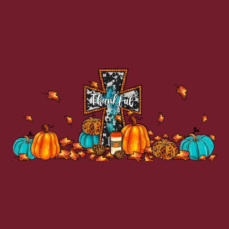 Thankful Cross Pumpkin Zipper Hoodie by JahusDesignShop | Teevron