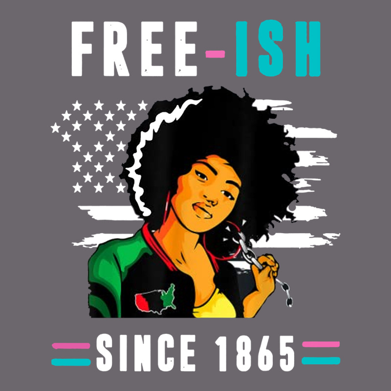 Juneteenth Free Ish Since 1865 Black Premium Sweatshirt by artisFamous | Teevron
