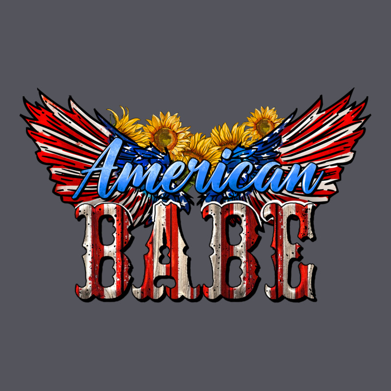 American Babe With Sunflowers Vintage Hoodie by LillyAllenDesigns | Teevron