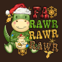 Watercolor T Rex Fa Rawr Rawr Rawr Christmas Heavy Core Tee | Teevron