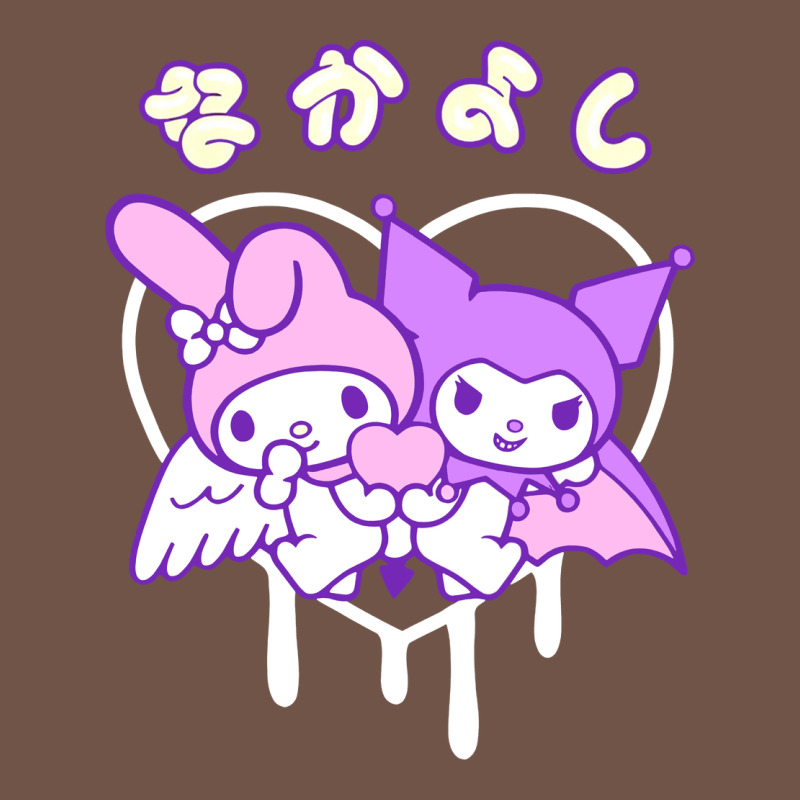 Melody And Kuromi Heart Premium Sweatshirt by artisFamous | Teevron