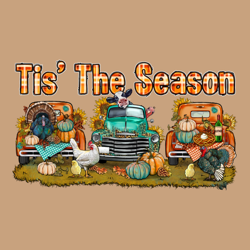 Thanksgiving Tis' The Season With Trucks Bbs Vintage Tee by BundleAndBundleShop | Teevron