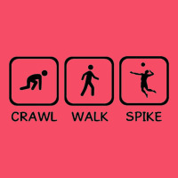 Crawl Walk Spike Volleyball Premium Sweatshirt | Teevron