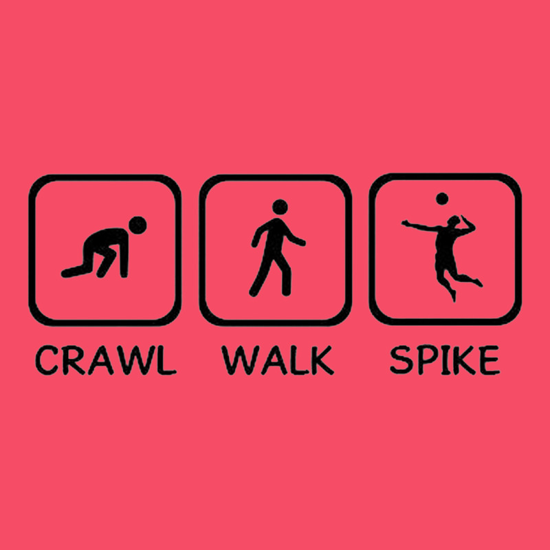 Crawl Walk Spike Volleyball Premium Sweatshirt by artisFamous | Teevron