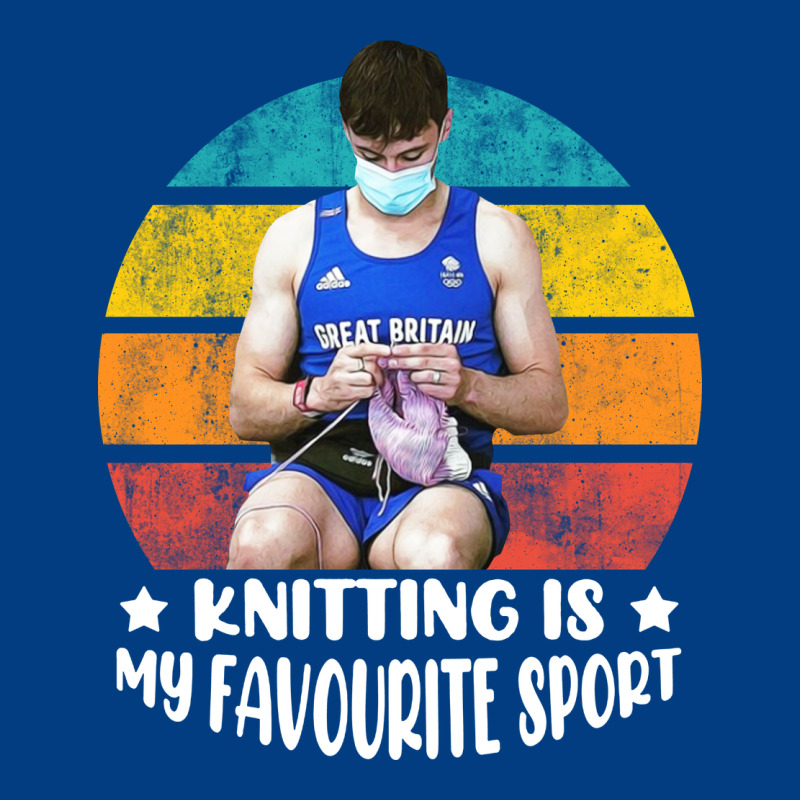 Tom Daley Knitting Is My Favourite Sport  3 Premium Sweatshirt by artisFamous | Teevron