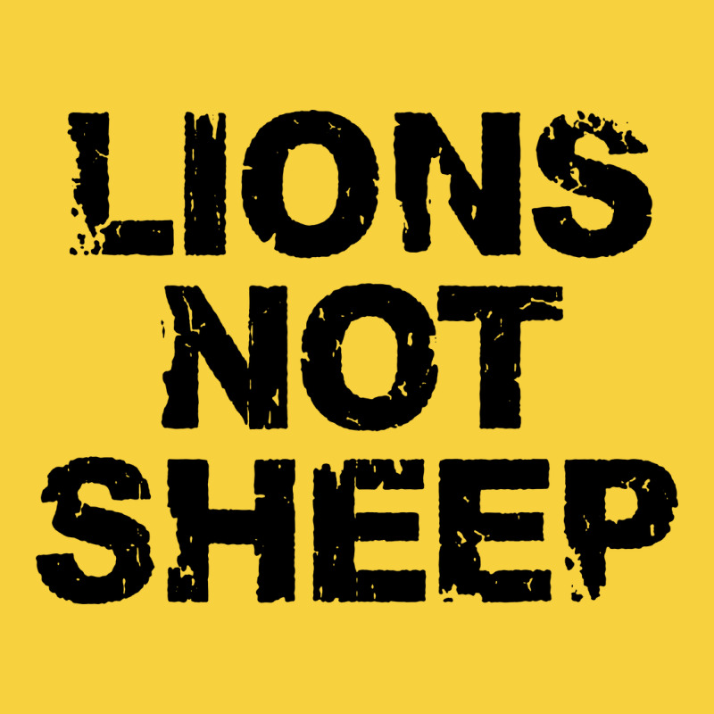 Lions Not Sheep Premium Sweatshirt by artisFamous | Teevron