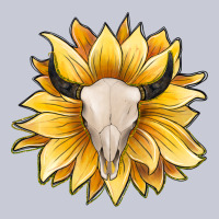Sunflower Bull Skull Heavyweight Hoodie | Teevron