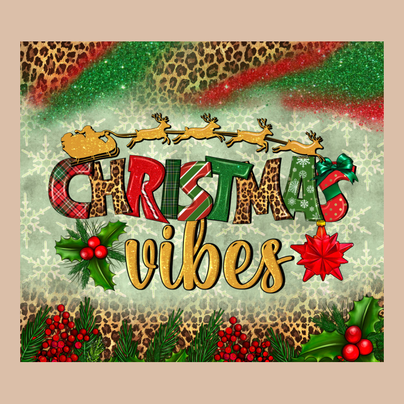Christmas Vibes Tumbler Urban Heavy Tee by BundleAndBundleShop | Teevron