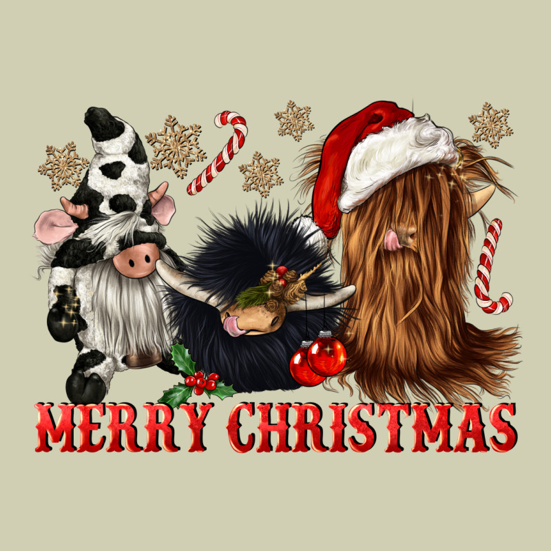 Merry Christmas Heifer Cow Gnomies Heavy Core Tee by CowGirlArtShop | Teevron