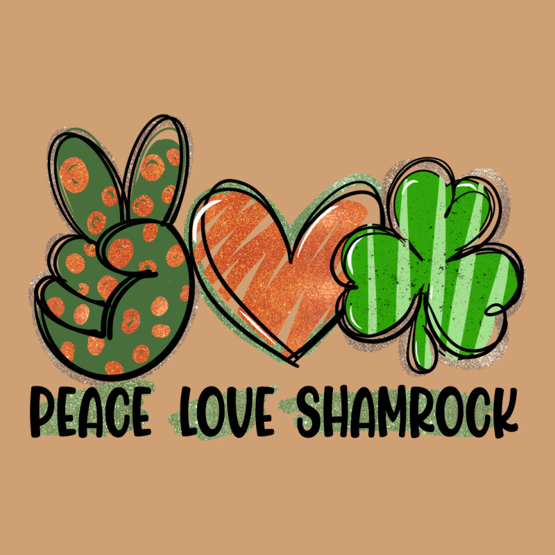 Peace Love Shamrock Vintage Tee by FaDigitalArtStudio | Teevron