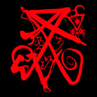 Lucifer Calligraphy 2 Premium Sweatshirt | Teevron