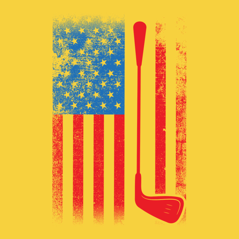 Golf With Usa Flag Premium Sweatshirt by artisFamous | Teevron
