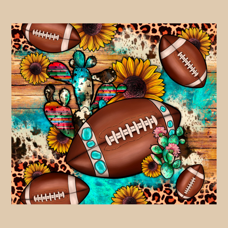 Football Cactus Sunflower Heavyweight Sweatshirt by JahusDesignShop | Teevron