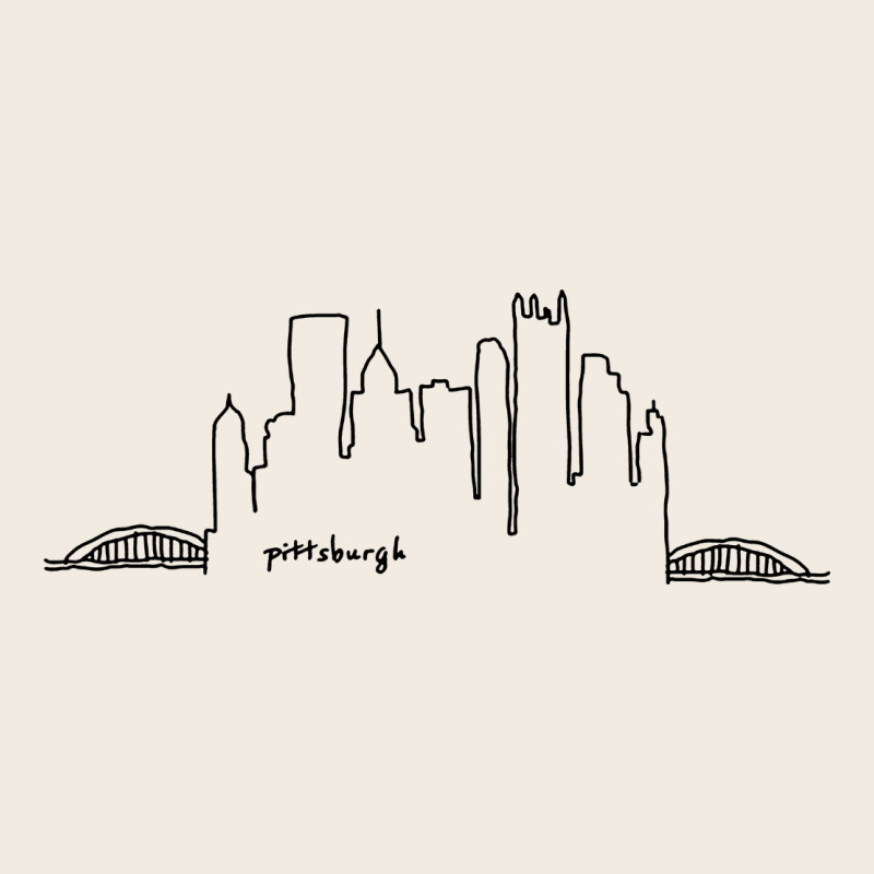 Pittsburgh Skyline City Premium Sweatshirt by artisFamous | Teevron