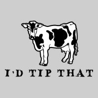 I'd Tip That Funny Cow Tipping Design Premium Sweatshirt | Teevron
