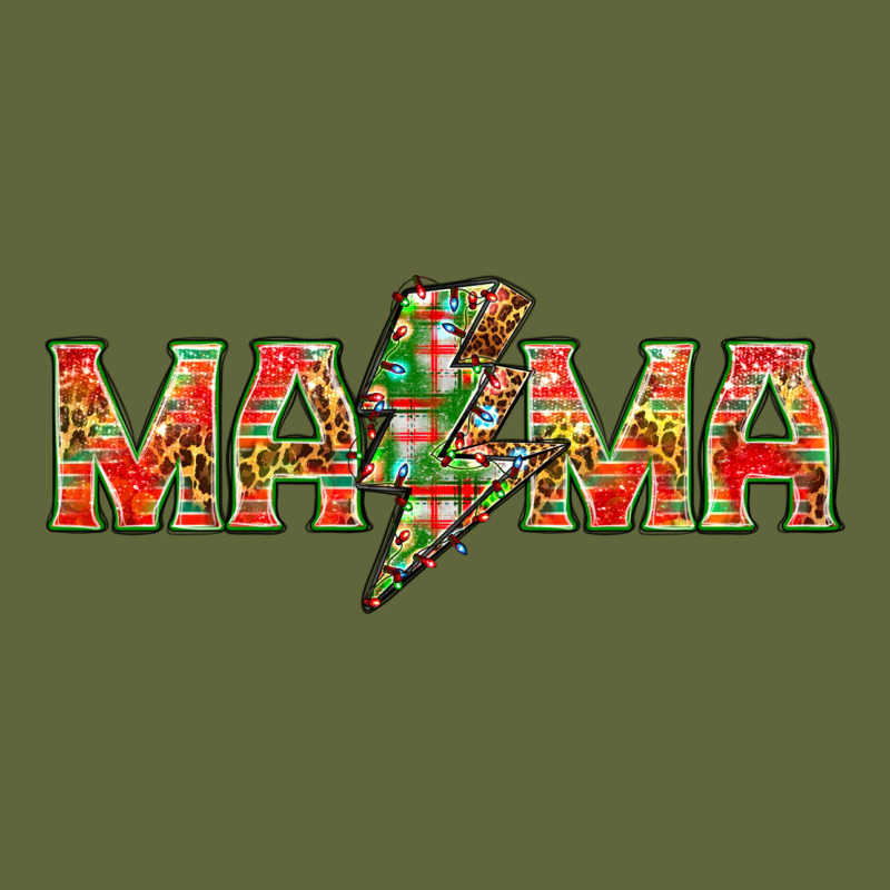 Mama Christmas Lightning Bolt Mother's Day Classic Tee by HowdyJamesFarm | Teevron