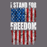 I Stand For Freedom With A Distressed American Flag Premium Sweatshirt | Teevron