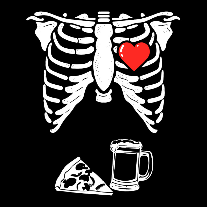 Dad Skeleton Halloween Beer Pizza Premium Sweatshirt by artisFamous | Teevron