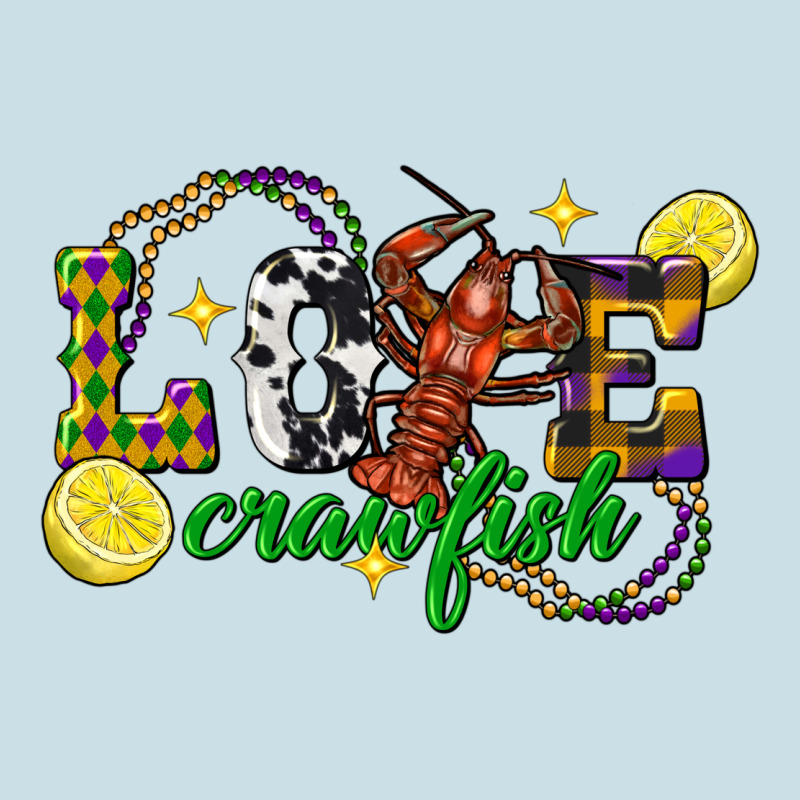 Mardi Gras Love Crawfish Ladies Tee by FaDigitalArtStudio | Teevron