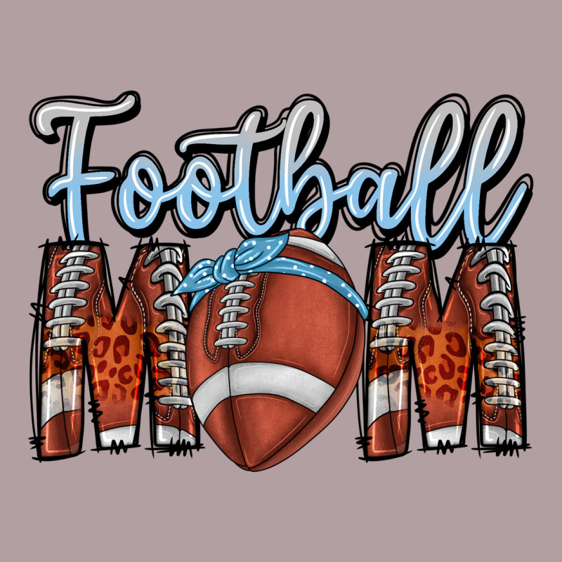 Football Mom Vintage Hoodie by CowhideDigitalArt | Teevron