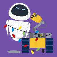 Wall E Eve Christmas Light Wrap Graphic T Shirt Premium Sweatshirt | Teevron