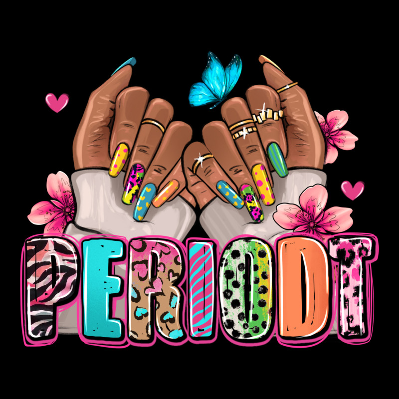 Periodt Afro Woman Nail Art Urban Hoodie by RanaPortraitStore | Teevron