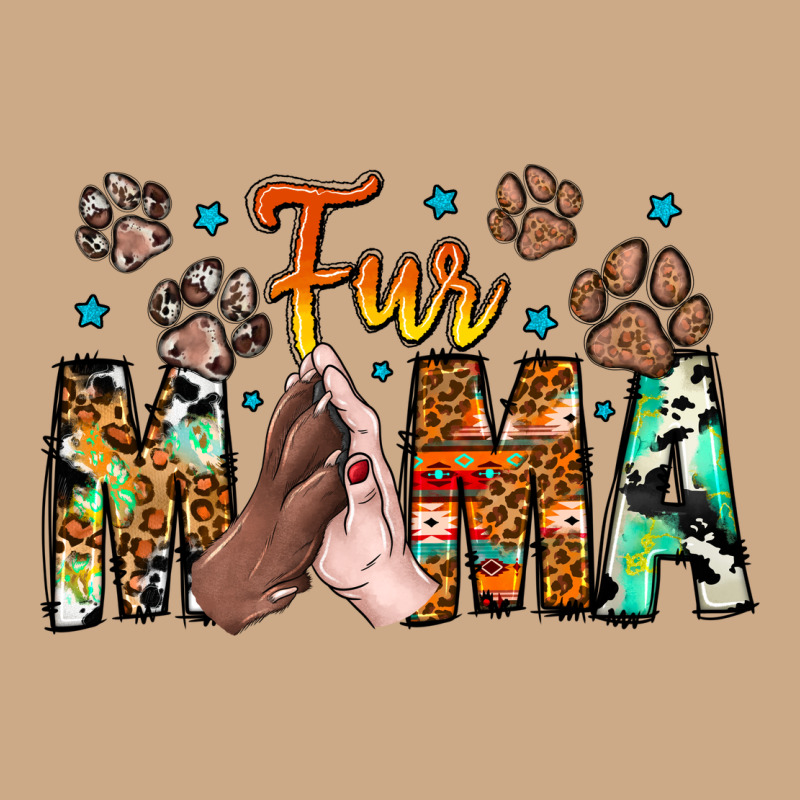 Fur Mama Vintage Hoodie by CowhideDigitalArt | Teevron