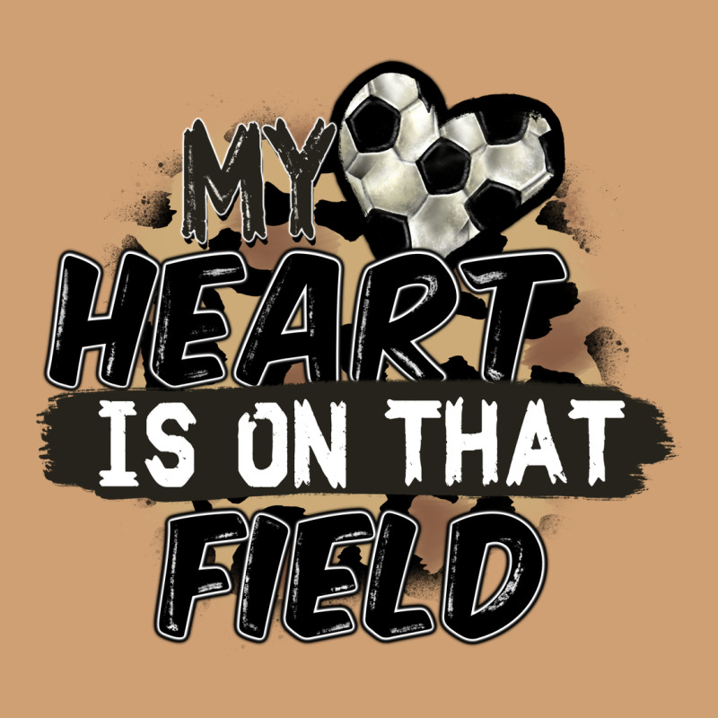 My Heart Is On That Field Soccer Vintage Tee by FaDigitalArtStudio | Teevron