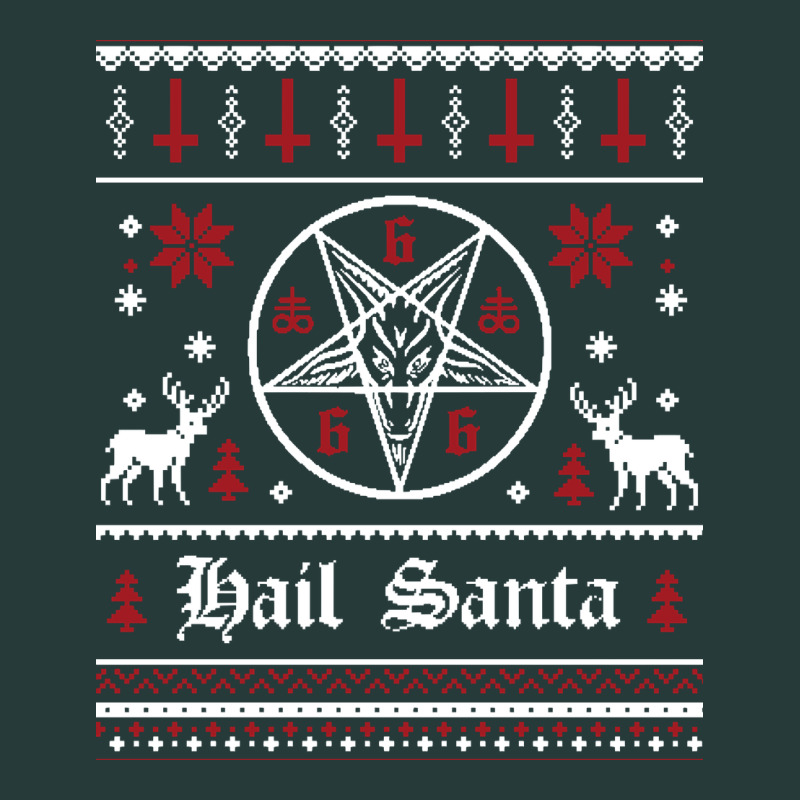 Hail Santa Ugly Christmas Sweater   Sweatshirt Premium Sweatshirt by artisFamous | Teevron
